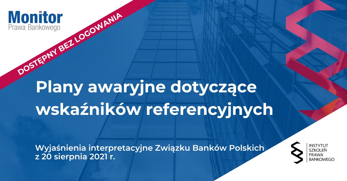 Plany awaryjne dotyczące wskaźników referencyjnych