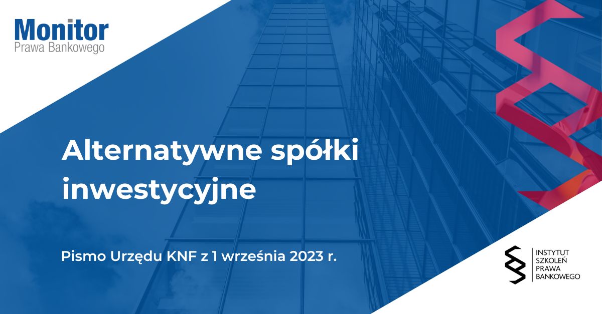Alternatywne spółki inwestycyjne