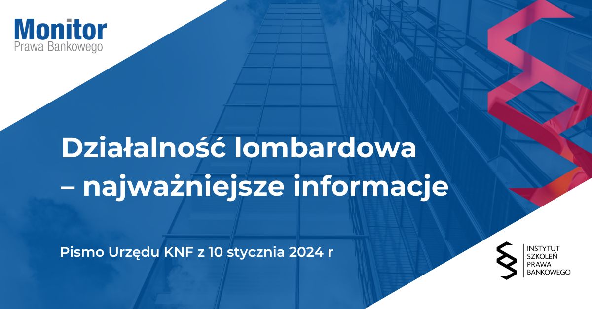 Działalność lombardowa – najważniejsze informacje