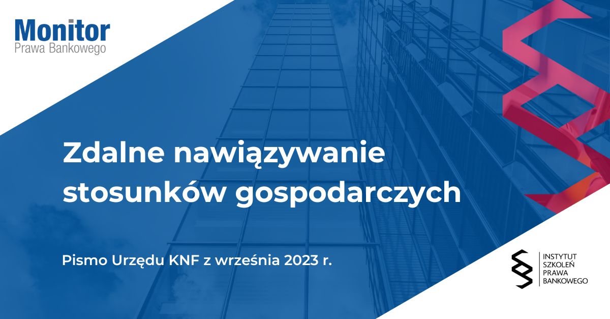 Zdalne nawiązywanie stosunków gospodarczych