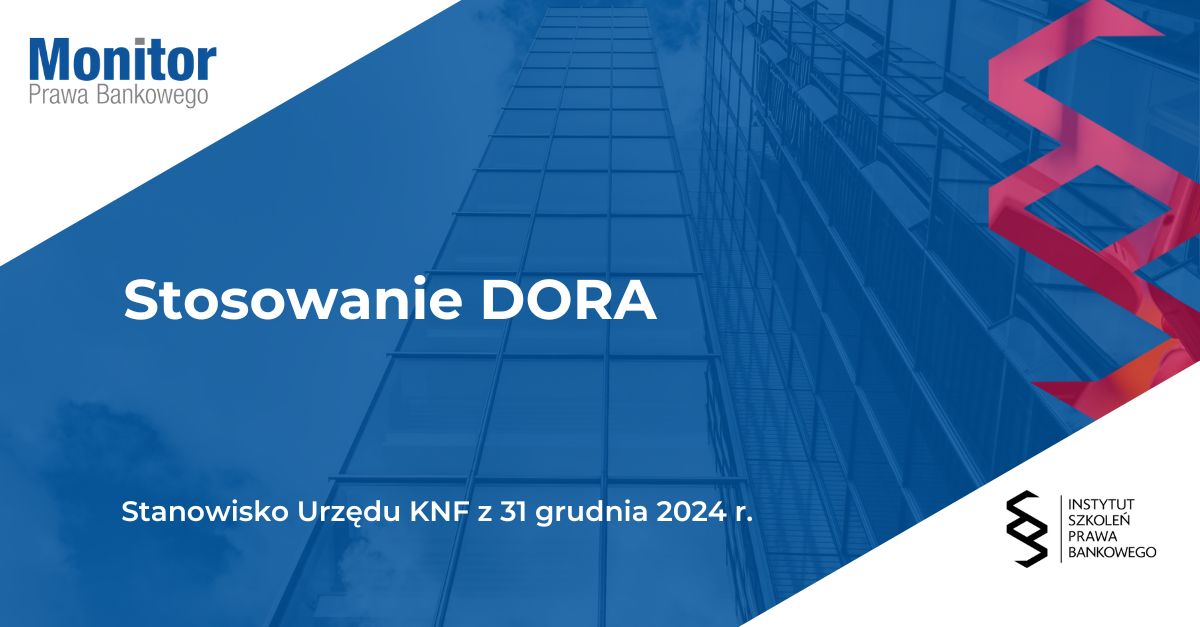 Stosowanie DORA
