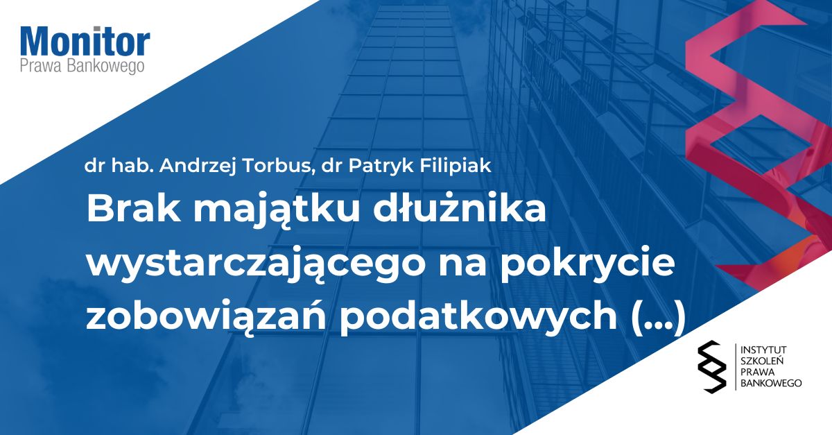 Brak majątku dłużnika wystarczającego na pokrycie zobowiązań podatkowych jako podstawa oddalenia wniosku o ogłoszenie upadłości