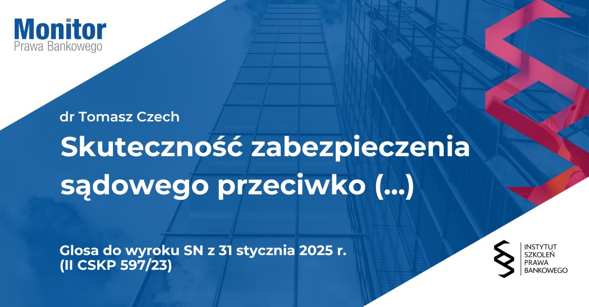 Skuteczność zabezpieczenia sądowego przeciwko gwarancji ubezpieczeniowej