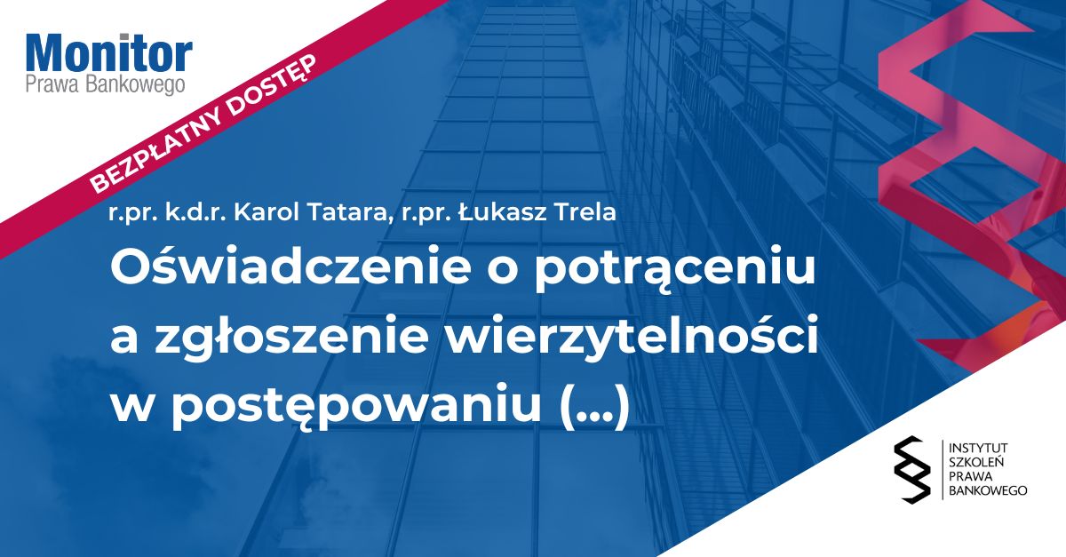 Oświadczenie o potrąceniu a zgłoszenie wierzytelności w postępowaniu upadłościowym